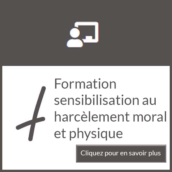 Formation sensibilisation au harcèlement