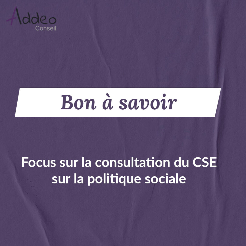 focus sur la politique sociale